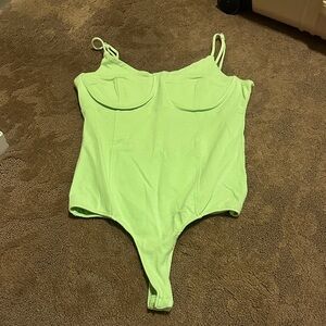 Steve Madden Lime Green Body Suit